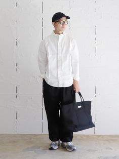 Muji Outfit Men, Japanese Smart Casual, Muji Style Fashion, Muji Style, Mens Fashion Work