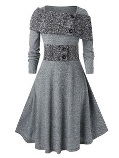 Cheap Long Sleeve Dresses, Cheap Dresses Long Sleeve, Gothic Casual, Party Dress Plus Size, Casual Dress Women, Knit Wrap Dress, Long Sleeve Dresses, Knitted Dress, Line Dress