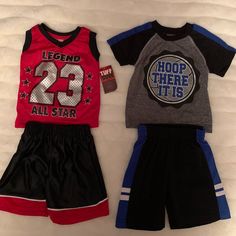 Mad Game Sport Set Of 2 Top/Shorts New With Tag Tuff Guys Sport Set Of 2 Top/Shorts New Without Tag. Size 12 Months Casual Red Shorts For Playtime, Red Sporty Playwear Sets, Sporty Red Playwear Set, Red Sporty Playtime Sets, Sport Set, Nike Boys, Nike Boy, Matching Sets, All Star