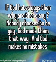 God And Lgbtq, Lgbtq Christian, Gay Quotes, Lgbt Quotes, Lgbtq Quotes, Pride Stuff, Lgbtq Funny, Lgbt Love, Christian Love