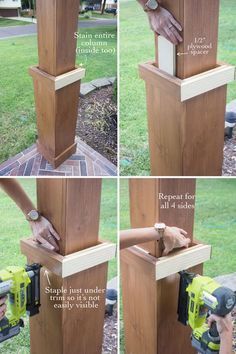 the steps to make a diy wood box