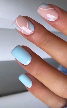 Simple Nails Coffin Short, Trendy Nails Short Square Spring, Short Acrylic Nails Designs Squoval, Biab Gel Nails Short, Nails Inspiration Short Square, Purple Nails Acrylic Short, Square Trendy Nails, Simple Short Acrylic Nail Ideas, Nails Ideas Short Square