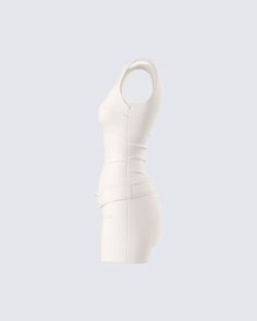 Nothing compares to a baddie in a put together look 🤍 Made from plain weave fabric and complete with a bodycon style, a wide belt, and a boat neckline - this ivory micro mini dress will make it clear that you did not come to mess around 👏 Bodycon Style, Black Off Shoulder, Weave Fabric, Graphic Top, Bodycon Fashion, White Jersey, Micro Mini, Wide Belt, Boat Neckline