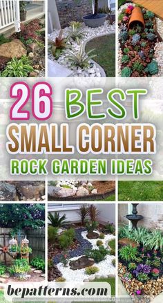 the best small corner rock garden ideas to make it look like you've never seen one