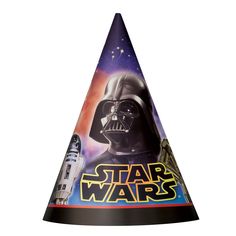 Unique STAR WARS PARTY HATS (8 PK) Party Hats 48298-UN Star Wars Themed Party, Darth Vader Party, Star Wars Themed Birthday Party, 1st Birthday Party Favors, Star Wars Theme Party, Classic Star Wars, Star Wars Birthday Party, Birthday Star, Star Wars Costumes