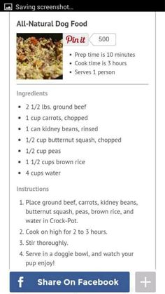 the recipe for this meal is displayed on an iphone screen, and it appears to be in