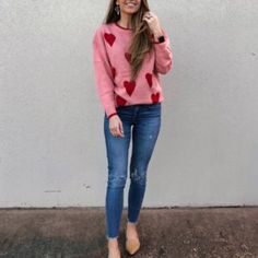 30+ cute valentine's day tops | merricksart.com Merricks Art, Month Of February, Old Jeans, Round Up, Top Women, Get Over It, My Closet, Cute Tops