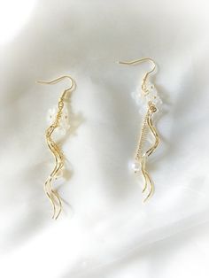 This elegant floral semi-transparent white acrylic earring is perfect for a formal event. Measurements: Length- 8.5cm Width- 1.2cm If you love this style, check out our store for more stunning pieces.  FREE TRACKED SHIPPING ON ALL AU ORDERS OVER $40 WITH CODE: FREESHIPPING Jewellery Care: To keep jewellery in the best condition, avoid contact with moisture. Apply lotions, sprays and perfume before wearing jewellery. make sure to remove jewellery pieces before exercising or taking a shower. White Acrylic Earrings, Butterfly Earrings Gold, Acrylic Earring, White Acrylic, Butterfly Earrings, Elegant Floral, Dainty Earrings, Keep Jewelry, Acrylic Earrings