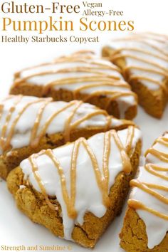 gluten - free vegan pumpkin scones healthy starbucks copy