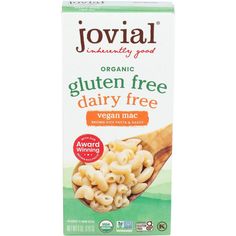 jovial organic gluten free dairy free vegan macaroni