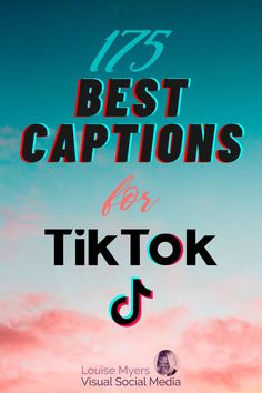 teal to peach sunset sky says 175 best captions for tiktok. Captions For Tiktoks Of Yourself, Tik Tok Captions For Best Friends, Cute Captions For Tiktok, Catchy Captions For Tiktok, Funny Captions For Tiktok Videos, Tiktok Video Caption Ideas, Caption For Funny Video, Video Caption Ideas, Captions For Tiktok Videos Of Yourself