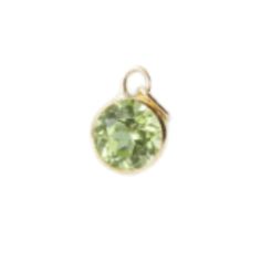 PRICES MAY VARY. Vibrant Elegance: Infuse your jewelry collection with vibrant charm – the 4mm Peridot Gemstone in 14K Yellow Gold exudes a refreshing energy that captivates the eye. Nature's Brilliance: Experience the harmonious blend of nature's beauty and LINKED craftsmanship with the bezel-set charm, showcasing the peridot's lively green hue. Versatile Sophistication: Elevate any ensemble effortlessly; the 14K yellow gold bezel-set charm strikes the perfect balance between daintiness and vis Peridot Gemstone Necklace For May Birthstone, Green Peridot Birthstone Gemstones, Green Peridot Gemstones As Birthstones, Lime Green Round May Birthstone Jewelry, Lime Green May Birthstone Jewelry, Green Round Charms Jewelry, Fine Jewelry Lime Green Birthstone, Gift Yellow Gold Peridot Gemstones, Green Gemstone Round Birthstone Necklace