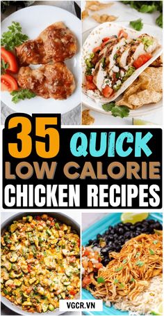 25 quick and easy low calorie chicken recipes that are perfect for busy nights