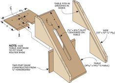 the diagram shows how to make a wooden frame for an object with measurements on it