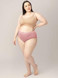 You won’t have to sacrifice comfort and style with these ultra-soft, high-waisted recovery panties - a must-pack for your hospital bag! This full-coverage underwear is made from ultra-stretchy fabric that sits above your hips (or C-section incision) and naturally conforms to your changing body. A perfect transition from your mesh hospital underwear, these postpartum panties offer plenty of room for pads, and the wide, lace waistband won't rub or dig in.   Five pairs of these fan faves Great for Human Pose, Kindred Bravely, Body References, Models To Draw, Post Partum Outfits, Brave Women, Pregnancy Wardrobe, High Waisted Briefs, Bra Cup Sizes