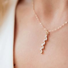 The Sloane Necklace – grace + hudson Honey Photography, Bridesmaids Gift Sets, Bridesmaid Gifts Jewelry, Bride Accessories, Sterling Silver Chain Necklace, Gold Necklace Women, Gold Necklace Designs, Bride Jewellery, Silver Chain Necklace