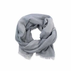 Minimalist and classic, the women's Kora linen-like scarf is a no-brainer, warm-weather accessory. It's tonal pattern keeps the look clean, and unfinished edges softens the finish. Lightweight fabric is just the right feel for summertime. Lightweight, linen feel Stripes of contrasting pattern Unfinished edges Cotton Dimensions: 100 x 180 cm (+/-5cm) Made in India Trendy Cotton Summer Scarves, Trendy Cotton Scarves For Summer, Trendy Summer Cotton Scarves, Trendy Cotton Scarf For Summer, Casual Lightweight Cotton Scarves, Lightweight Cotton Casual Scarves, Lightweight Cotton Casual Scarf, Casual Spring Scarves, Casual Linen Scarves For Summer