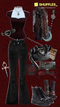 Created by mothhbatt on Shuffles Goth Fits, Goth Outfit Ideas, Grunge Goth, Swaggy Outfits, Gothic Outfits, Mode Inspo, Goth Outfits, Alternative Outfits, Edgy Outfits