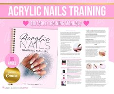 The Acrylic Nail Extensions Training Manual is a comprehensive guide designed to empower aspiring nail technicians in the art of creating stunning acrylic nails. This editable training guide provides a versatile resource for those seeking to excel in the field of nail technology. With the rise of online training platforms, individuals can now access this valuable information from the comfort of their own homes. This training manual covers various techniques, step-by-step instructions, and expert Nail Tech Beginner Checklist, Beginner Nail Tech Prices, What You Need As A Beginner Nail Tech, Beginner Nail Tech Supplies, Nail Tech Content Planner, Beginner Nail Tech Supplies List, Acrylic Nail Extensions, Nail Training, Extension Training