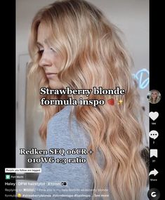 Hair Salon Quotes, Blonde Hair Inspo, Blonde Toner, Embrace Messy Hair, Light Strawberry Blonde, Blonde Lowlights, Strawberry Blonde Hair Color