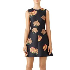 Red Valentino Jacquard Floral Dress Red Valentino Dress, Valentino Dresses, Valentino Dress, Valentino Black, Dresses Red, Red Valentino, Lady In Red, Floral Dress, Red Dress