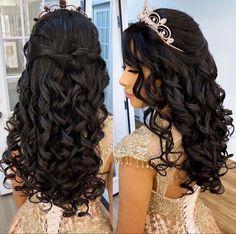 Quincera Hairstyles, Crown Updo, Quince Hairstyles For Long Hair, Hair Quince