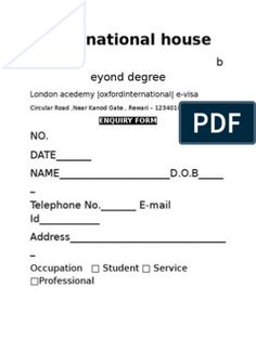 a document with the words national house and an image of a person holding a phone