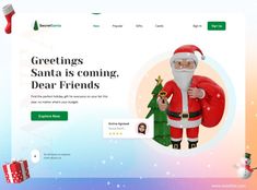 the website for santa is coming to christmas