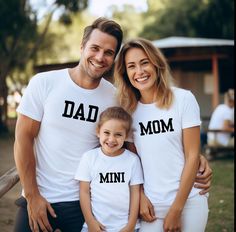 Dad Shirt, Mom Shirt, Mini Shirt, Personalized Shirts, Mothers Day Gift, Momma Shirt, Dad T-Shirt, Fathers Day Gift, Matching Shirts, Family, Mama and Mini, Mommy and Me Outfits, Mother Daughter Shirt, Mom Daughter Shirts, Custom Mom Shirt, Minimalistic Shirt, In My Mom Era This Mom and Dad T-Shirt is the ideal gift for any Mom, Dad or Mom-to-be/Dad-to-be. Make your wife, husband, partner or one of your loved ones happy with our personalized family shirts. You can personalize it with your desire In My Mom Era, Mother Daughter Shirts, Momma Shirts, Father Son Shirts, Father And Baby, Daughters Shirt, Mom Era, Family Shirts Matching, Cute Shirt Designs