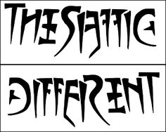 two black and white graffiti font that says,'the traffic system'in large letters