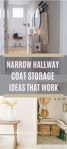 narrow hallway coat storage ideas that work for the homeowner in your house or apartment