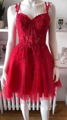 Double Straps Red Appliques Short Party Dress Sheer Corset, Cape Wedding Dress, Tulle Material, Hoco Dress, Tulle Homecoming Dress, Pink Homecoming Dress, Pink Sheer, Short Party Dress, Dress Homecoming