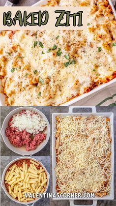 This recipe for homemade baked ziti is the perfect entree. Baked noodles in the perfect meat sauce, loaded with ricotta and mozzerella. This dish is so eas to make and comes out delicious every time. 
#bakedziti #zitirecipe