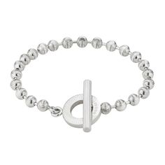 From Gucci, this sterling silver bracelet from the Cruise 2020 Collection will allow you to lend a luxe look to your daily style. This chain bracelet boasts an engraved toggle clasp closure with the Gucci logo. This bracelet measures 6 2/3 inches in length. Made in Italy. Style #: YBA602707001017 Gucci Jewelry, Jewelry Bracelets Silver, Toggle Bracelet, Unisex Bracelets, Metal Bracelets, Bracelet Sizes, Beaded Chain, Bracelet Designs, Metal Jewelry