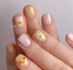 Nail Art Spring, Art Deco Nails, Beauty Nails Design, Floral Nail, Floral Nail Art