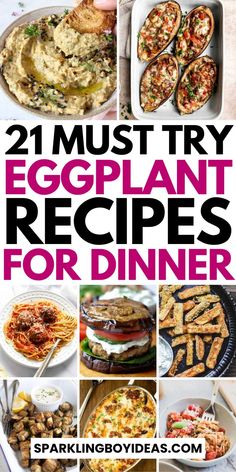 Eggplant recipes are delicious and versatile. Discover healthy eggplant dishes like classic eggplant Parmesan, vegan eggplant recipes, and eggplant casseroles. Enjoy grilled eggplant, stuffed eggplant, and eggplant pasta for tasty weeknight meals. Explore eggplant appetizers, eggplant side dishes, and eggplant stir-fry options. Roasted eggplant and Mediterranean eggplant recipes are perfect for any occasion. Savor eggplant salad, eggplant curry, and eggplant lasagna. Yummy Eggplant Recipes, Ways To Use Eggplant, Eggplant Dinners, Dinner Recipes With Eggplant, Eggplant Lunch Ideas, Dinner With Eggplant, Recipe With Eggplant, Boiled Eggplant Recipe, Recipes Using Eggplant