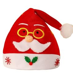 Description: You can enjoy a comfortable wearing experience as this Christmas hat has soft and stretchy design. Plus, it has a bright color that won't fade, allowing you to wear it to your next party! With cute cartoon Santa Claus, snowman, elk and other pattern design, this hat can play a good decorative role and create a Christmas atmosphere, is the perfect headdress for Christmas. It is constructed of polyester material. The length of this hat is 35cm and the width is 27cm. The hat is mainly Funny Christmas Hats, Hats Christmas, Reindeer Horns, Santa Cap, Baseball Christmas, Christmas Baseball, Cartoon Santa Claus, Grinch Christmas Decorations, Antler Headband