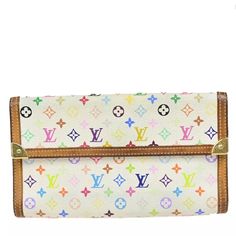 Details Brand Louis Vuitton Style Wallet Color / Material White/Monogram Multi Leather Country Of Manufacture France Serial Number Th0073 Dimension Size ( Inch ) W 7.5 X H 3.9 X D 0 " (Approx.) Size ( Cm ) W 19 X H 10 X D 0 Cm (Approx.) Handle Drop ( Inch /Cm ) 0 "/ 0 Cm (Approx.) Shoulder Drop ( Inch /Cm ) 0 - 0 "/ 0 - 0 Cm(Approx.) Come With ( Accessories) Pockets Outside - Inside Open*2,Card*4,Coin*1 Example Of Ranks S New,Unused Sa Less Frequently Used Items A There Is A Little Feeling Of Us Luxury White Wallet For Travel, Luxury White Travel Wallet, Luxury Multicolor Wallets For Travel, Designer White Travel Wallet, Designer Multicolor Travel Wallet, Luxury Multicolor Wallet For Daily Use, Designer White Rectangular Wallet, Luxury White Wallet, Louis Vuitton Clemence Wallet