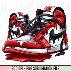 Sneakers Png, Shoes Png, Sneakers Design, Design Sneakers, Sneaker Art, Red Sneakers, Shoe Art, Cartoon Images, Printable Vinyl