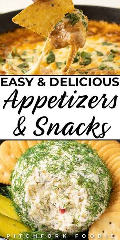 easy and delicious appetizers and snacks that are perfect for parties or any special occasion