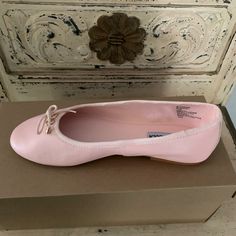 Steve Madden Blossoms Flats, Size 7.5, Ballet Pink Leather Pink Slip-on Ballet Flats For Spring, Pink Ballet Flats For Spring With Almond Toe, Pink Spring Ballet Flats With Almond Toe, Pink Flats, Ballet Pink, Pink Leather, Loafer Flats, Flat Shoes Women, Steve Madden