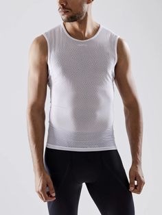 MEN'S Cool Mesh Superlight | Craft Sportswear US Mesh Tops, Intense Workout, Tankini Top, Hot Weather, Clothes Collection, Sport Running, Sleeveless Tank Top, Base Layer, In Hot