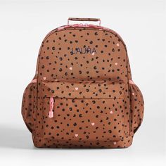 Toddler Girl Backpack, Lunch Box Backpack, Cheetah Spots, Kids Pencil Case, Books School, Tawny Brown, Monogram Backpack, Kids School Backpack, Baby Summer