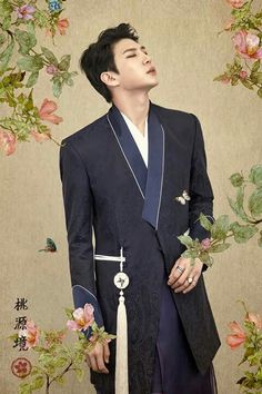 Hanbok Male, Modern Hanbok, Korean Hanbok, Traditional Korean, Shangri La