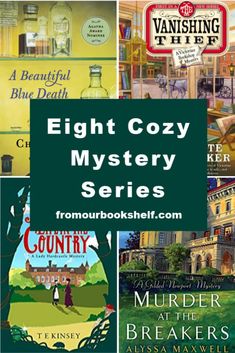 eight books with the title eight cozy mystery series written by authors from around the world