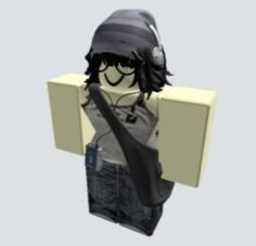 a person with headphones and a hat on is holding a box in his hands