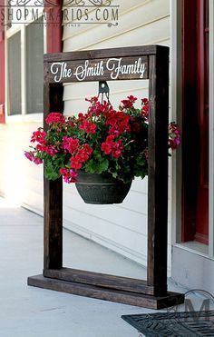 an image of a plant stand with flowers in it on the front porch for $ 10 99