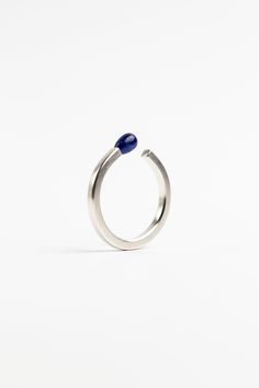 Lapis Lazuli Matchstick Unlit Sterling Silver Ring PERFECT MATCH. Fun and playful! Matches jewelry is created for adventurers and risk lovers! Made of recycled Sterling Silver. 100% handmade and unique. Whitened match with natural Lazurite.  Designed and made 100% by me! Simple and easy to wear! MEASUREMENTS: Ring profile width is 2.2 mm (0.09 in) original matchstick size. Made to order for your size. Since it's with open ends it's possible to adjust it a bit too. If you know your size by UK, Eu Match Ring, Fun Rings, Dope Jewelry, Rings Cool, Recycled Sterling Silver, Latvia, Rings Statement, Lapis Lazuli, Perfect Match