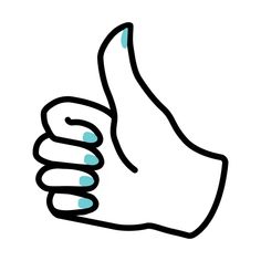 A thumbs-up icon with teal nail polish more in the telegram Teal Nail Polish, Thumbs Up Icon, Teal Nails, Different Nail Shapes, Smash The Patriarchy, Shoes For Leggings, Mushroom Art, Vintage Typography, Embroidered Hats