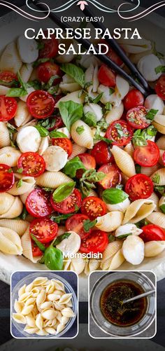 This Caprese pasta salad is a festive and refreshing addition to your holiday table! Packed with fresh mozzarella, juicy tomatoes, and fragrant chopped basil, it’s a light yet flavorful crowd-pleaser.